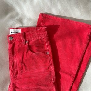 Rolla’s corduroy flare pants
